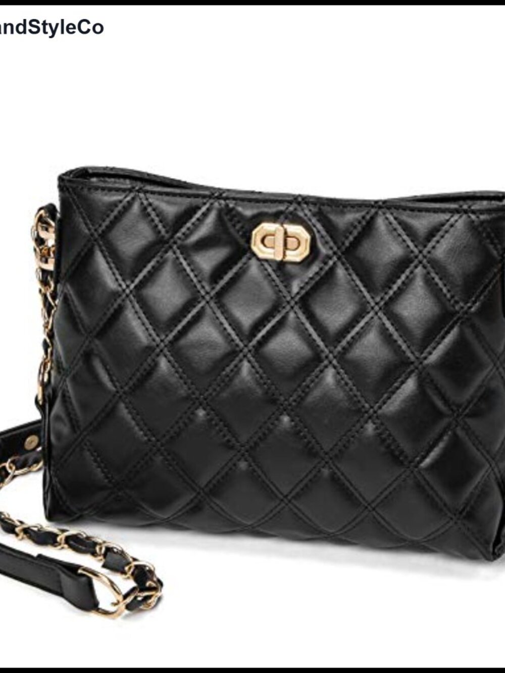 Faux Leather Crossbody Bag Small Lightweight Purse Adjustable Strap